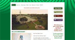 Desktop Screenshot of pinesbaptistchurch.org