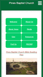 Mobile Screenshot of pinesbaptistchurch.org